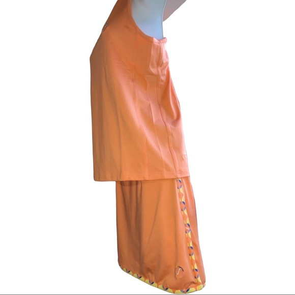 NWT Ferreira activewear workout exercise tennis jacket, full zip, snap sleeves - Picture 15 of 16